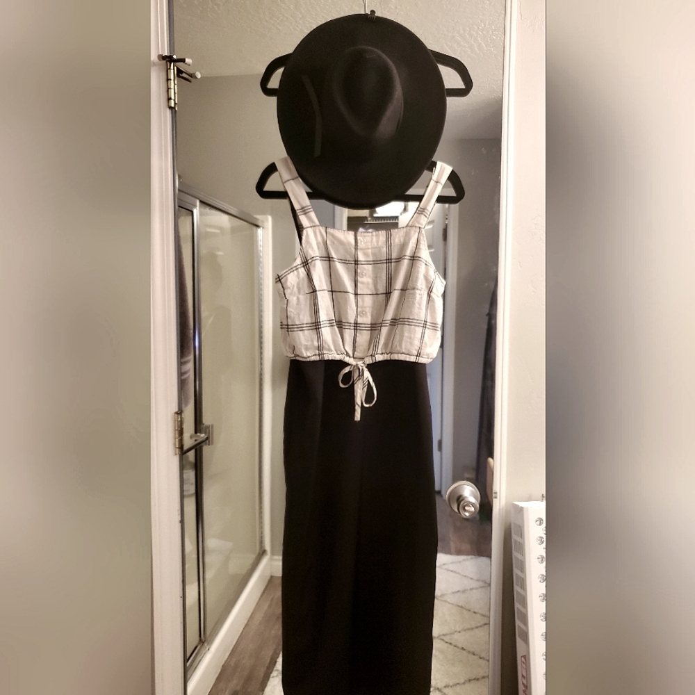 3 piece black and white outfit with wool hat universal thread/a new day